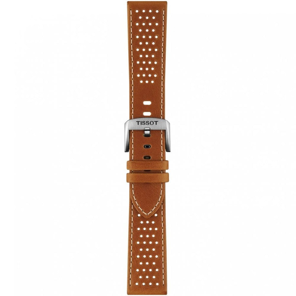 Tissot Official Light Brown Leather Strap 22mm