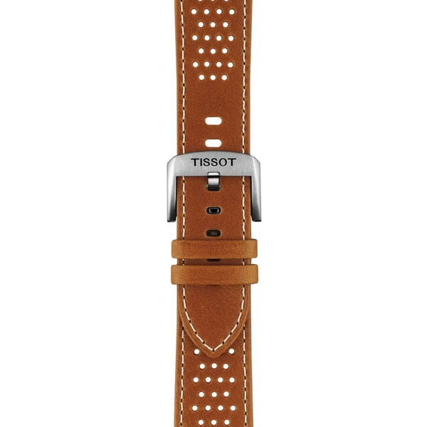 Tissot Official Light Brown Leather Strap 22mm