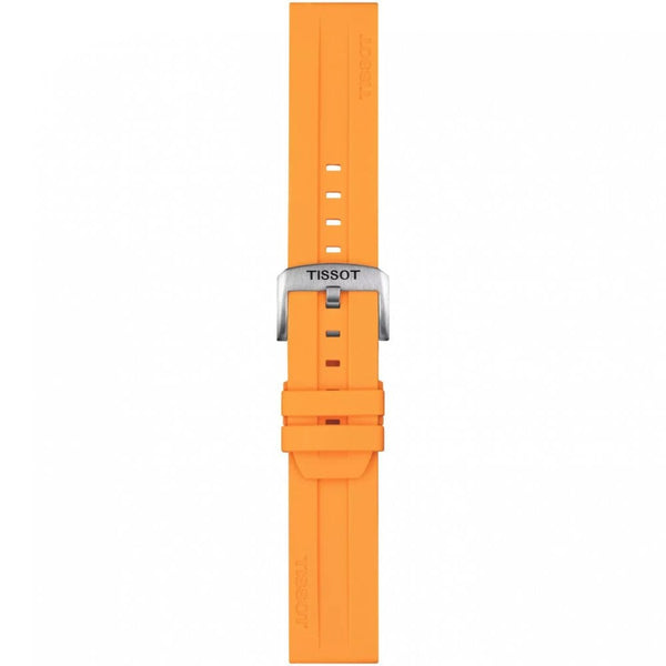 Tissot Official Orange Silicone Strap 22mm