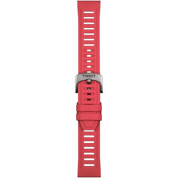 Tissot Official Red Silicone Strap 21mm