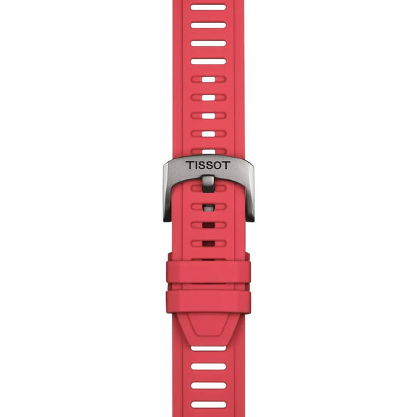 Tissot Official Red Silicone Strap 21mm