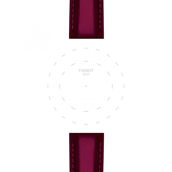 Tissot Official Red Synthetic Strap 18mm