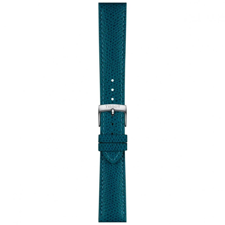 Tissot Official Turquoise Leather Strap 18mm
