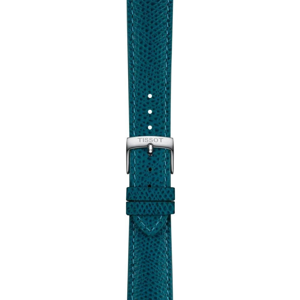 Tissot Official Turquoise Leather Strap 18mm