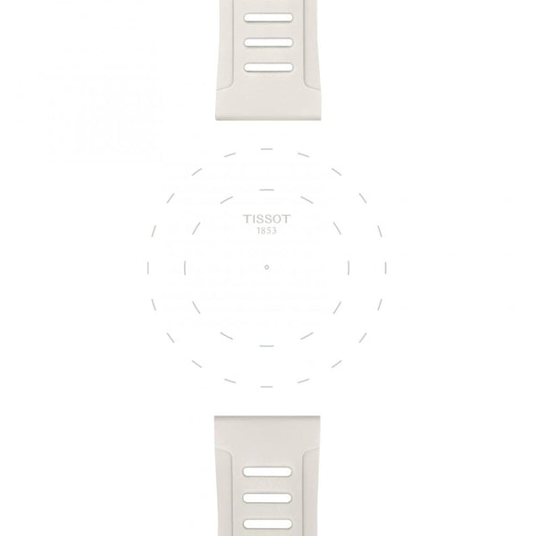 Tissot Official White Silicone Strap 21mm