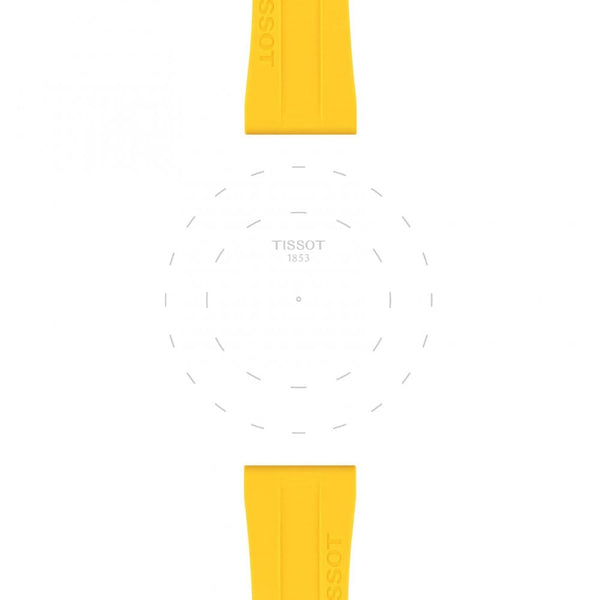 Tissot Official Yellow Silicone Strap 20mm