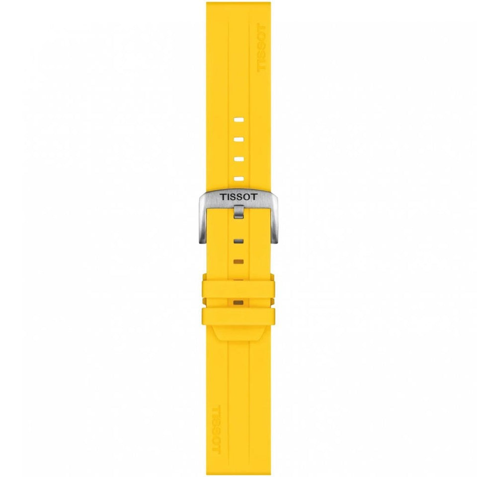 Tissot Official Yellow Silicone Strap 22mm