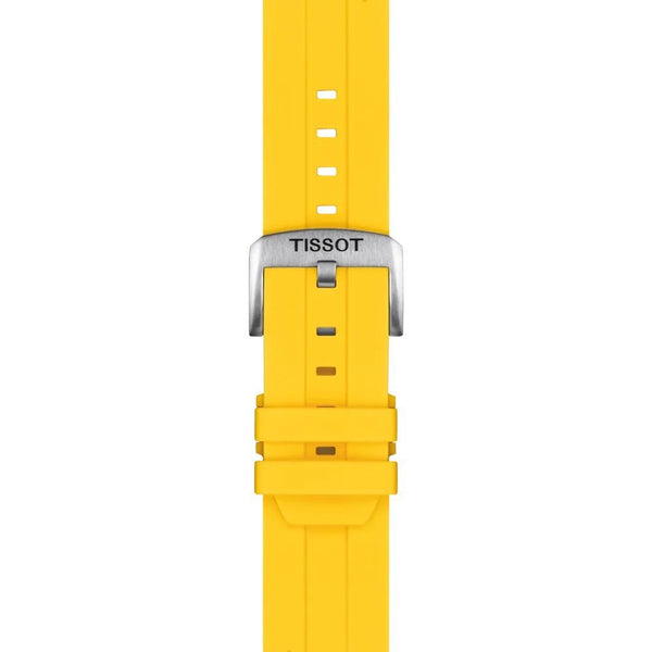 Tissot Official Yellow Silicone Strap 22mm