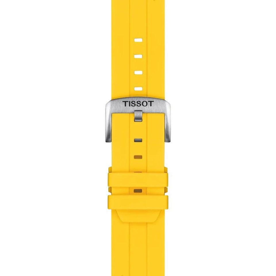 Tissot Official Yellow Silicone Strap 22mm