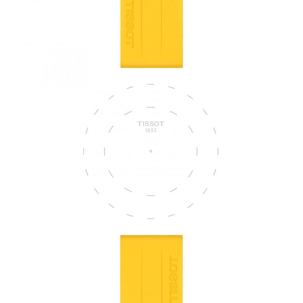 Tissot Official Yellow Silicone Strap 22mm