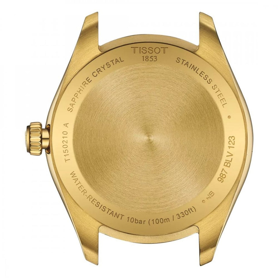 Tissot PR 100 34mm Gold Dial Watch