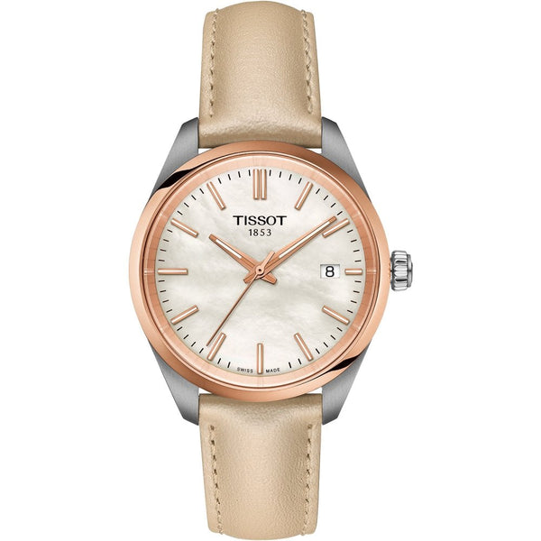 Tissot PR 100 34mm Mother Of Pearl Dial Watch