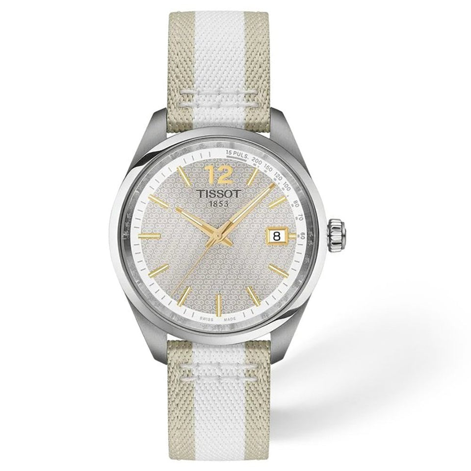 Tissot PR 100 34mm Textile Strap Cycling Watch