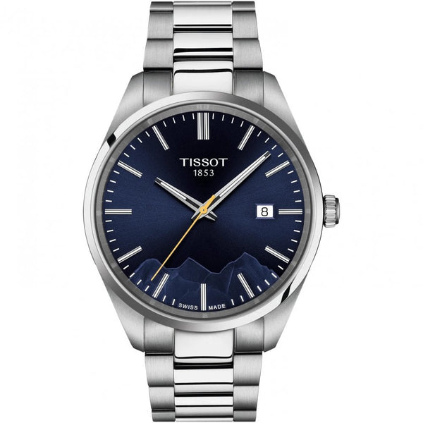 Tissot PR 100 Jungfraubahn 40mm Blue Quartz Watch