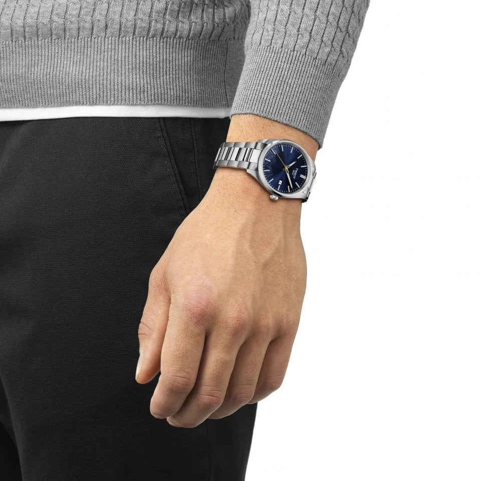 Tissot PR 100 Jungfraubahn 40mm Blue Quartz Watch