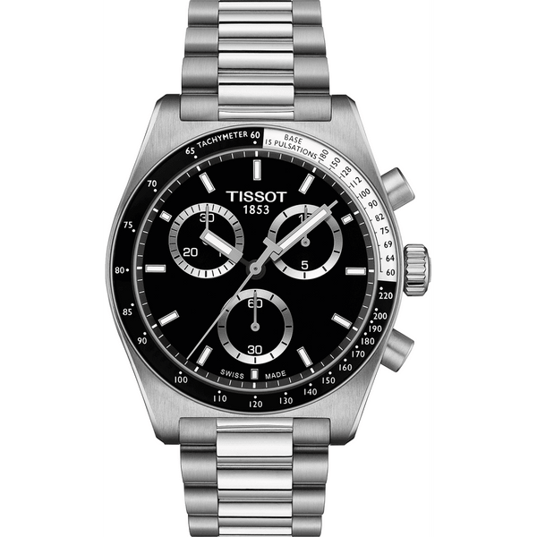 Tissot PR516 Men's Black Dial 40mm Quartz Chronograph Watch