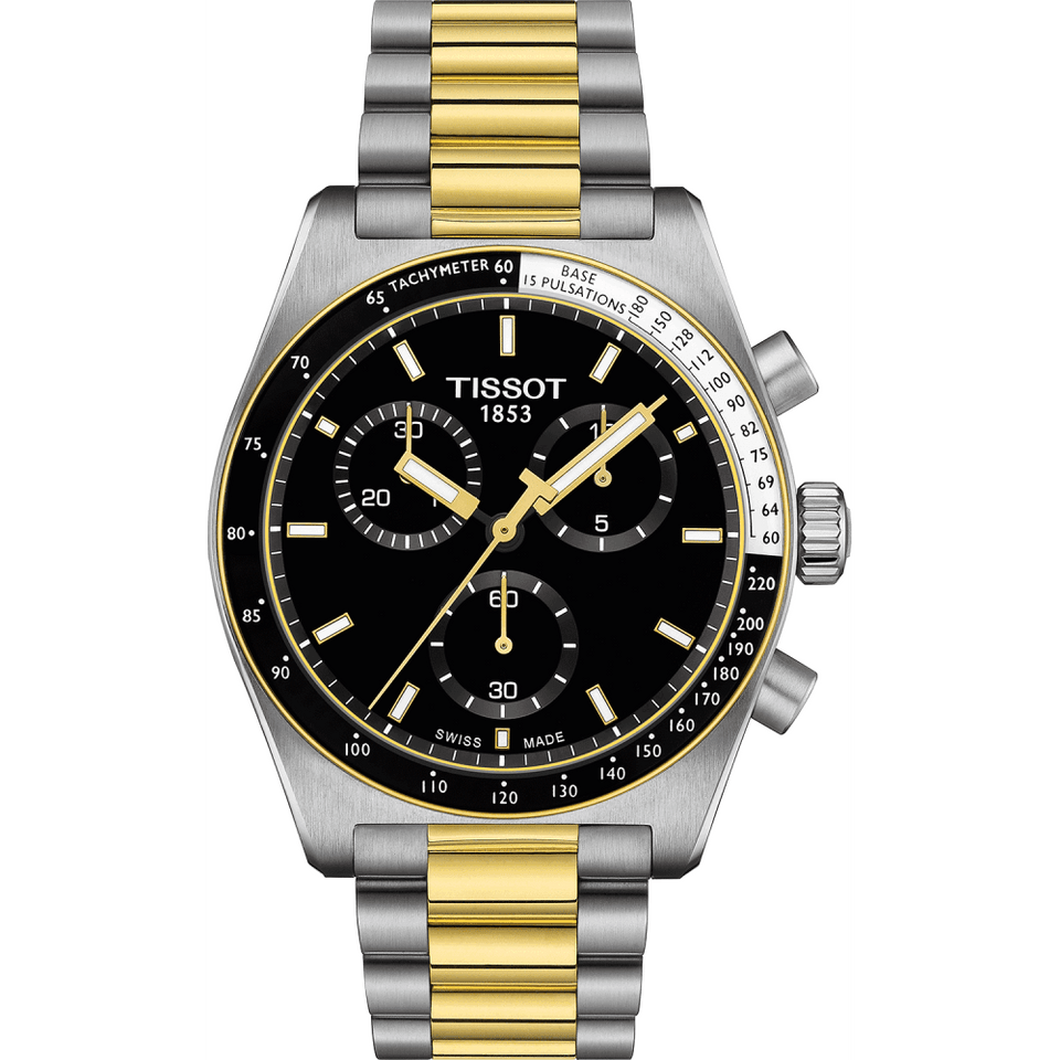 Tissot PR516 Men's Two-Tone 40mm Quartz Chronograph Watch
