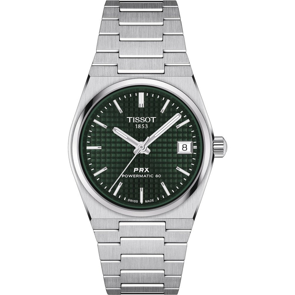 Tissot PRX 35mm Powermatic 80 Green Dial Watch