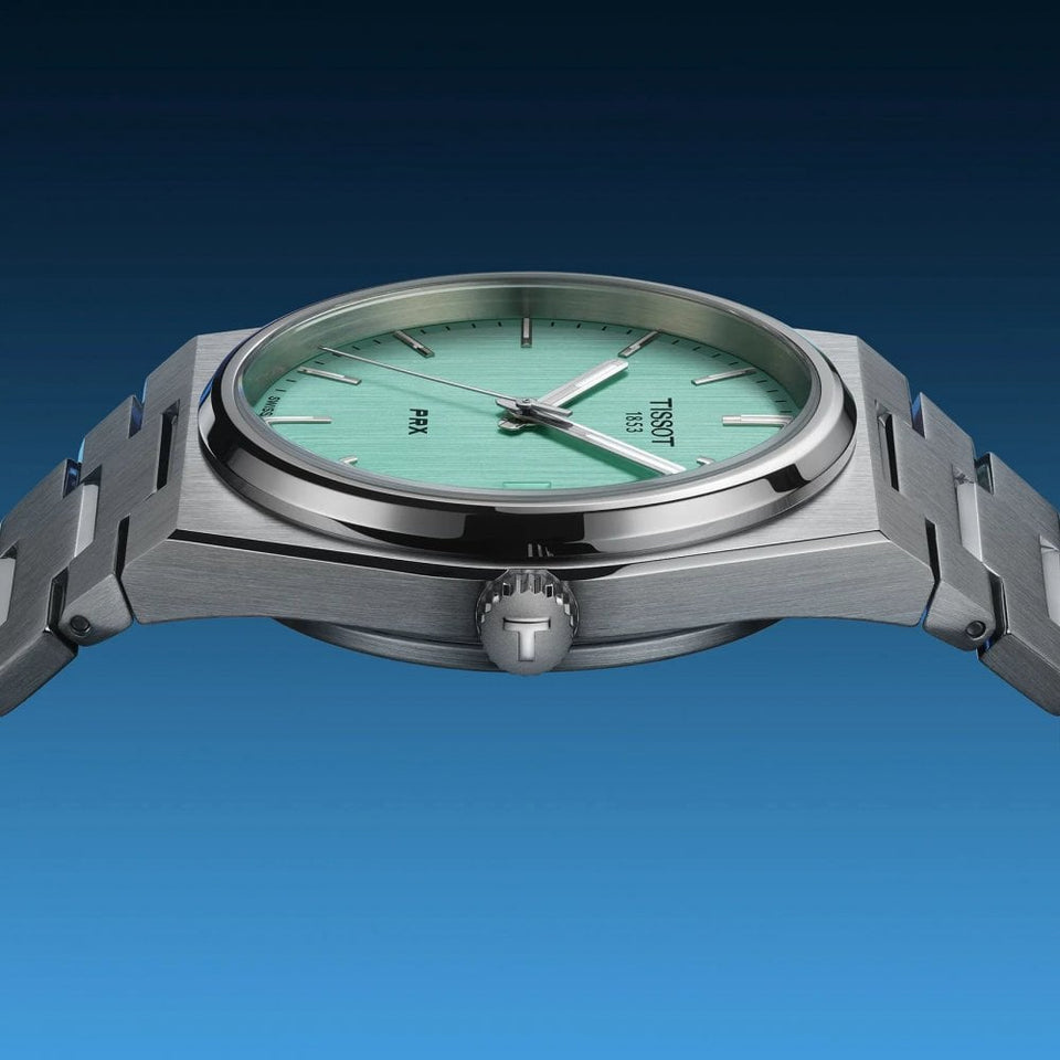 Tissot PRX 35mm Quartz Mint Green Dial Watch
