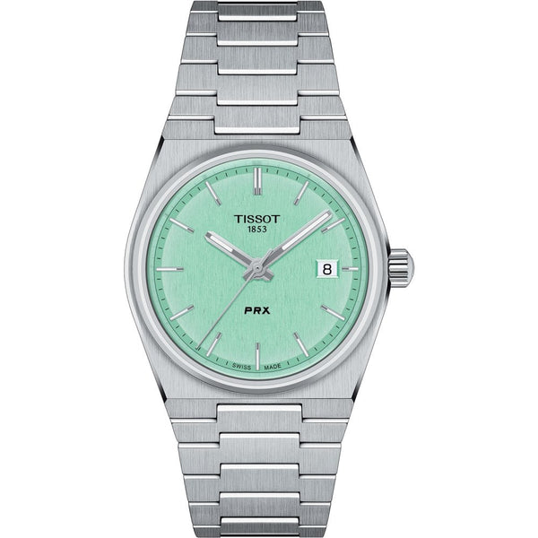 Tissot PRX 35mm Quartz Mint Green Dial Watch