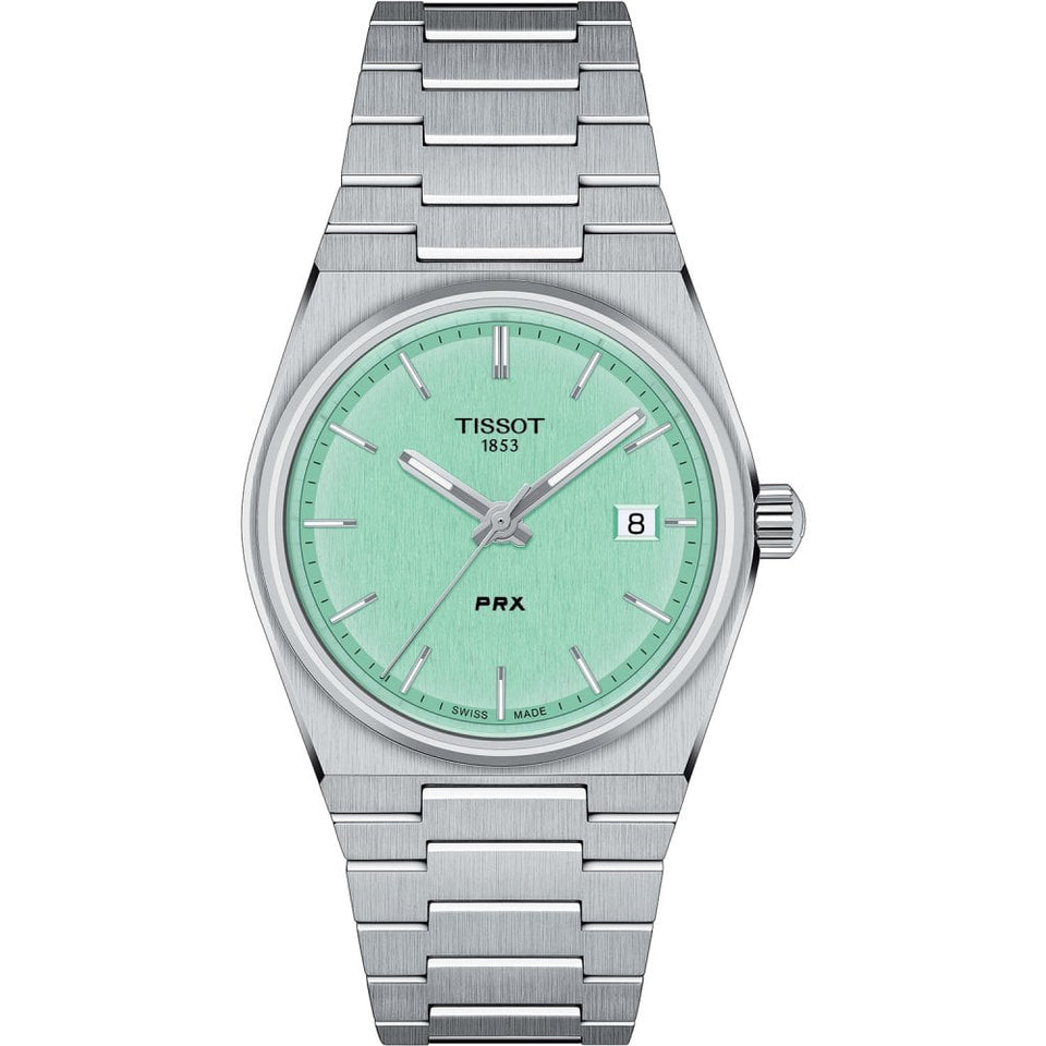 Tissot PRX 35mm Quartz Mint Green Dial Watch