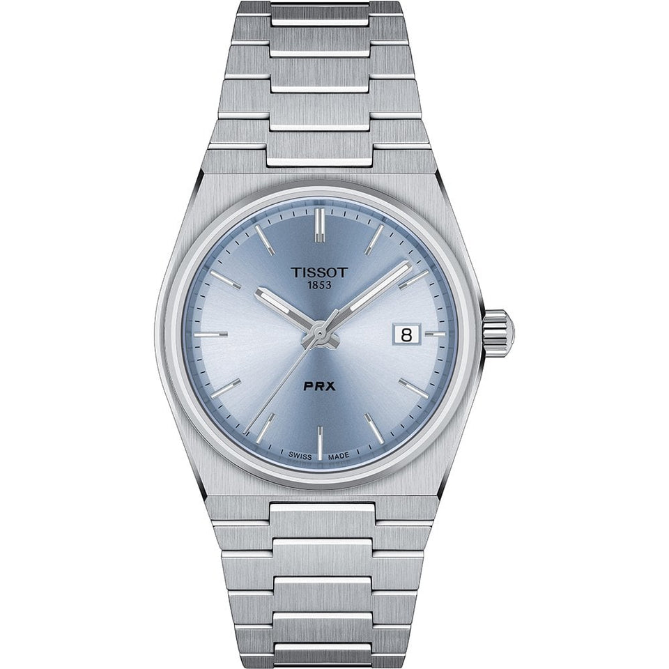 Tissot PRX 40 205 Gent's 35mm Quartz Watch | Ice Blue Dial