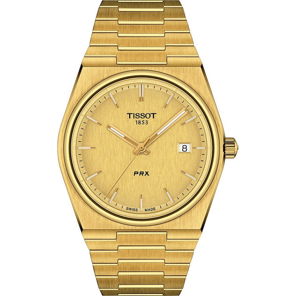Tissot PRX 40 205 Gent's 40mm Quartz Watch | Gold Dial