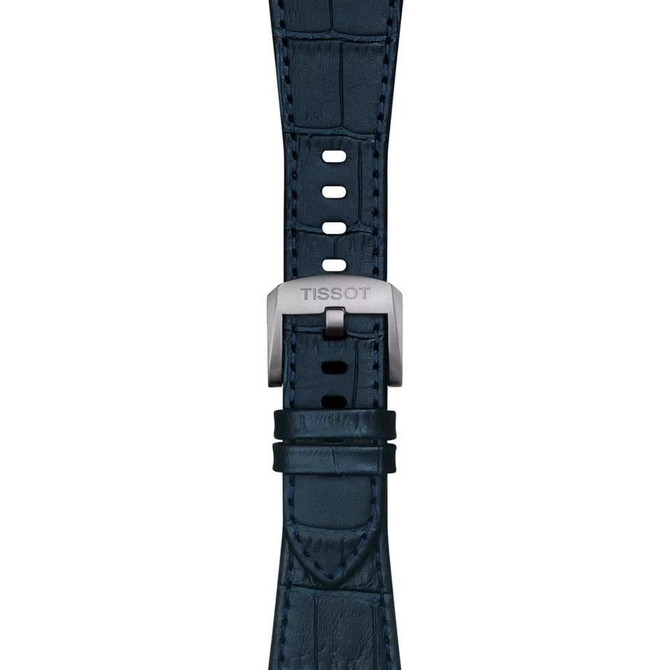 Tissot PRX Blue Dial 39.5mm Leather Quartz Watch