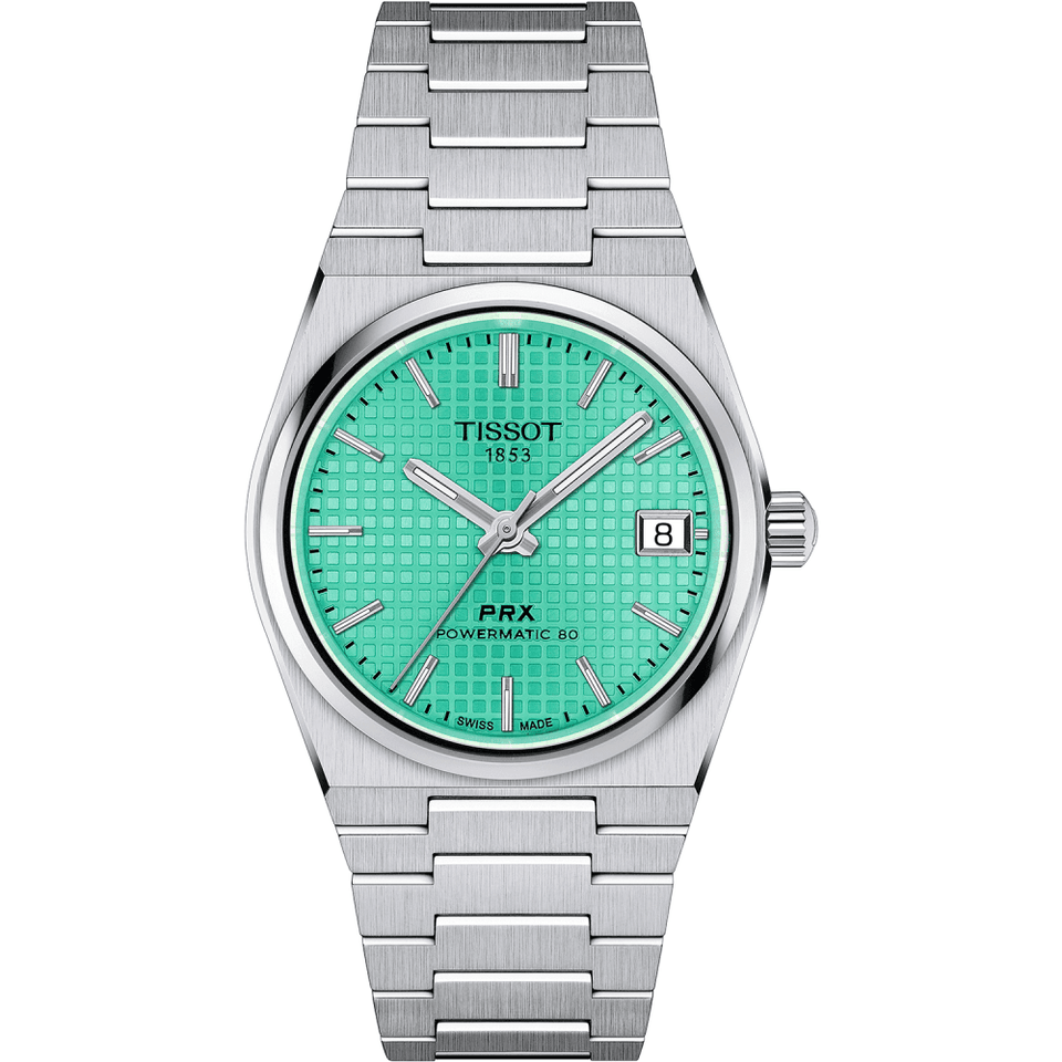 Tissot PRX Powermatic 80 35mm Green Dial Stainless Steel Watch