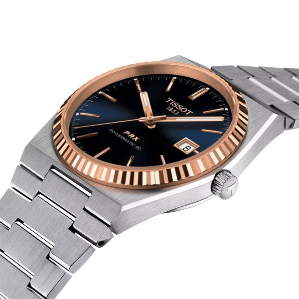 Tissot PRX Powermatic Gent's Watch | 18k Gold Bezel