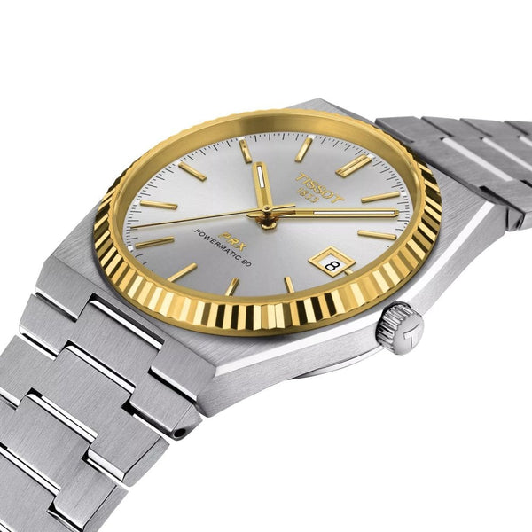 Tissot PRX Powermatic Gent's Watch | 18k Gold Bezel