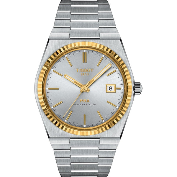 Tissot PRX Powermatic Gent's Watch | 18k Gold Bezel