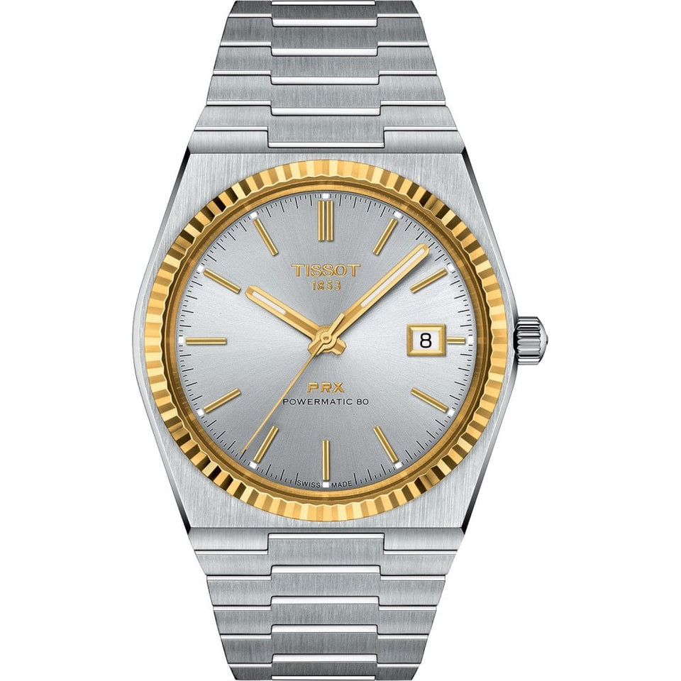Tissot PRX Powermatic Gent's Watch | 18k Gold Bezel