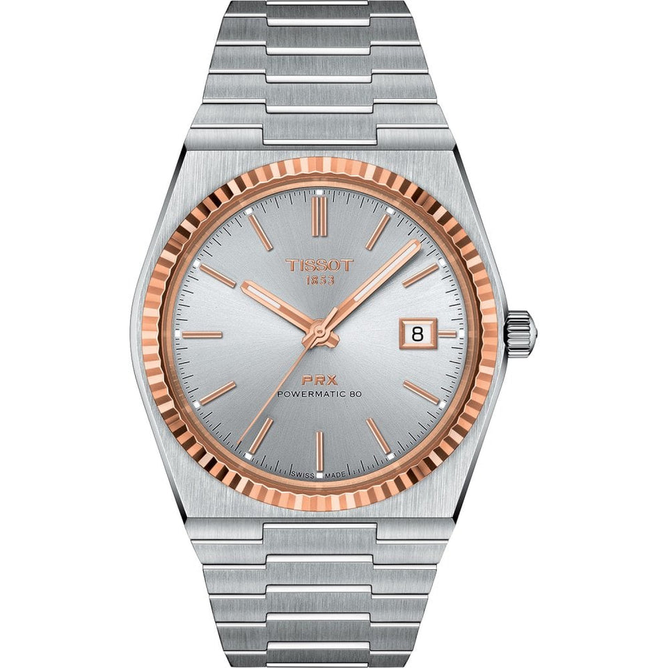 Tissot PRX Powermatic Gent's Watch | 18k Gold Bezel