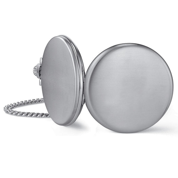 Tissot Savonette 48.5mm Blue Dial Quartz Pocket Watch