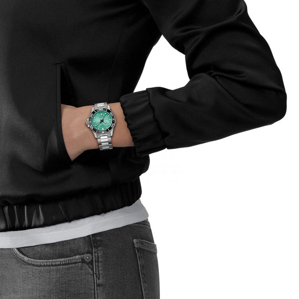 Tissot Seastar 1000 36mm Quartz Turquoise Dial Watch
