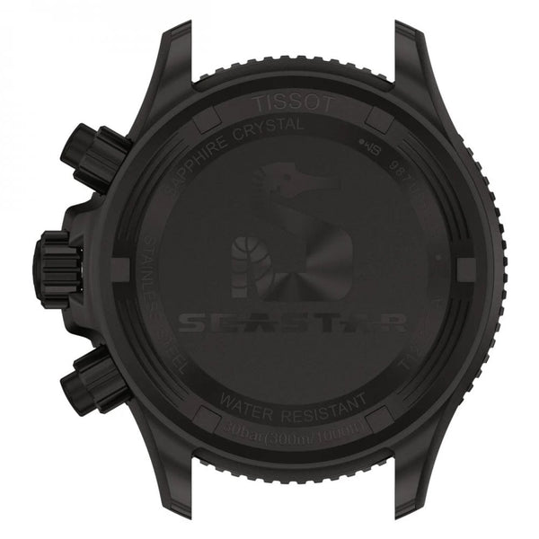 Tissot Seastar 1000 All Black Quartz Chronograph 38mm Watch