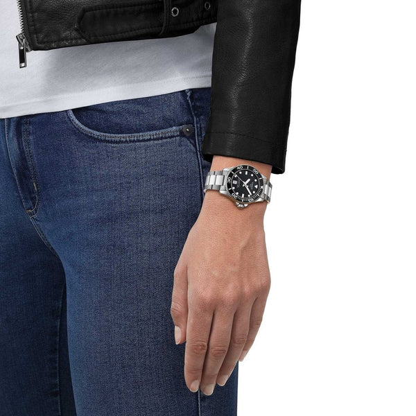 Tissot Seastar 1000 Black Dial 36mm Quartz Diver's Watch