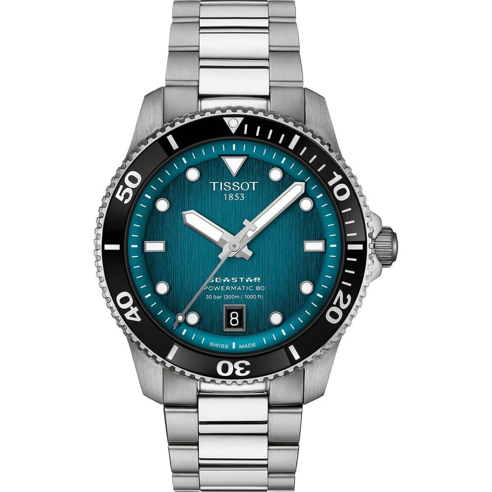 Tissot Seastar 1000 Powermatic 80 40mm Blue Dial Watch