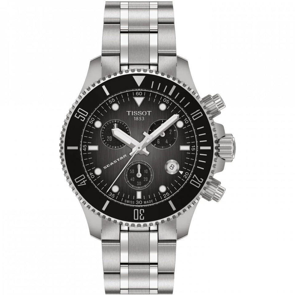 Tissot Seastar 1000 Quartz Chronograph 38mm Black Watch