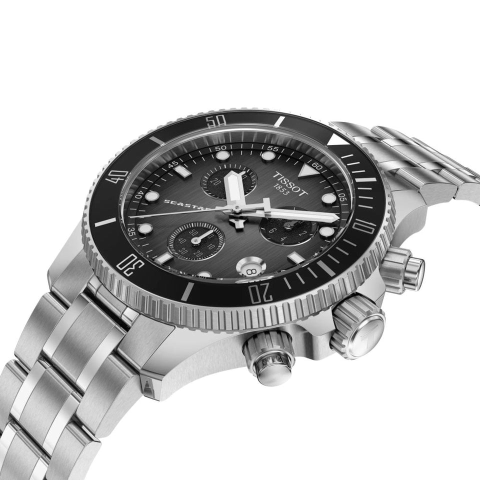 Tissot Seastar 1000 Quartz Chronograph 38mm Black Watch