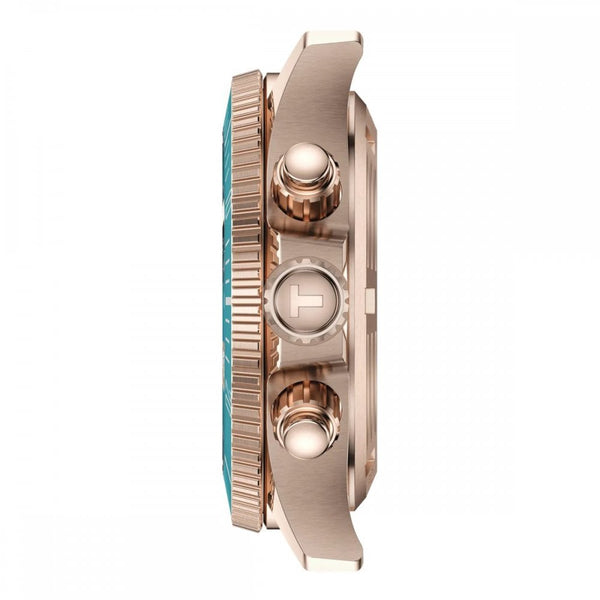 Tissot Seastar 1000 Quartz Chronograph 38mm Teal Strap Watch