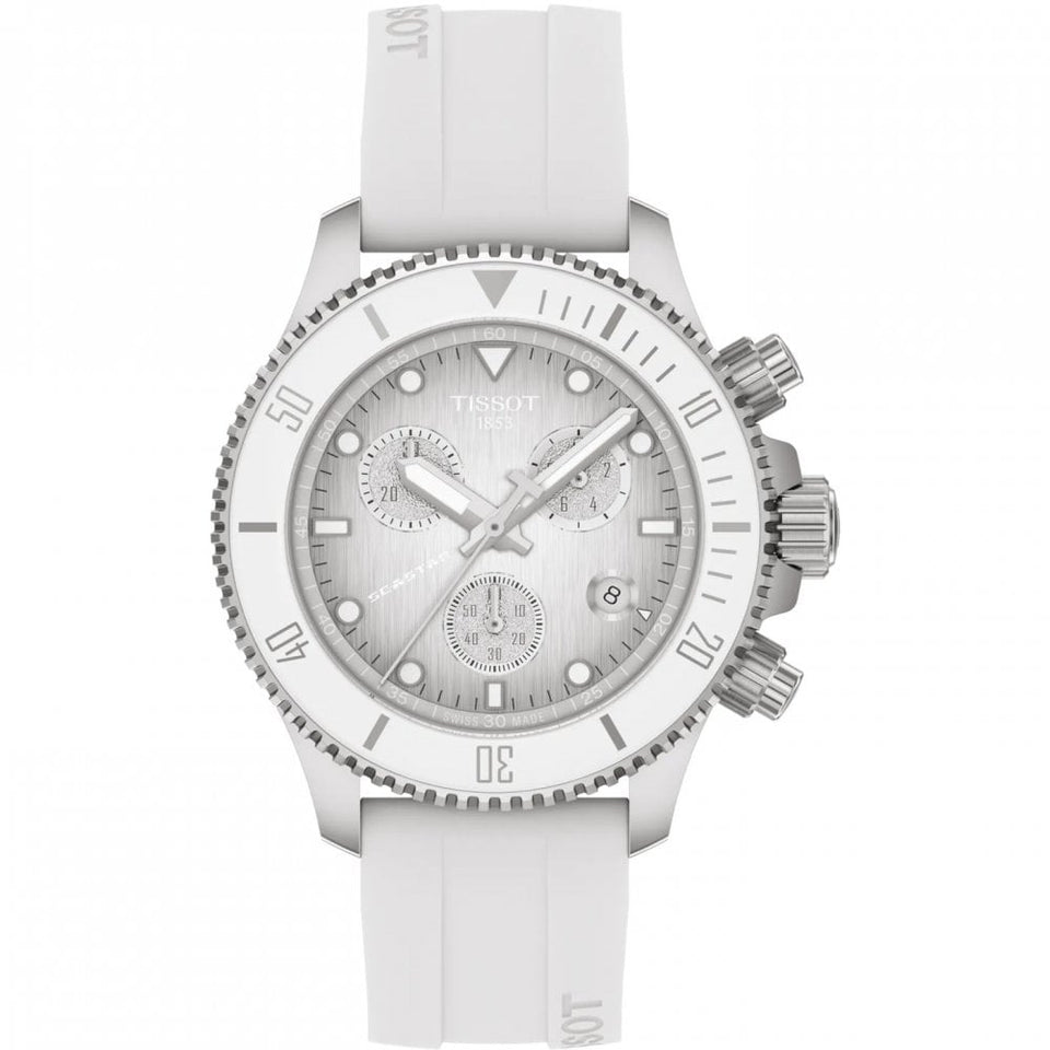Tissot Seastar 1000 Quartz Chronograph 38mm White Watch