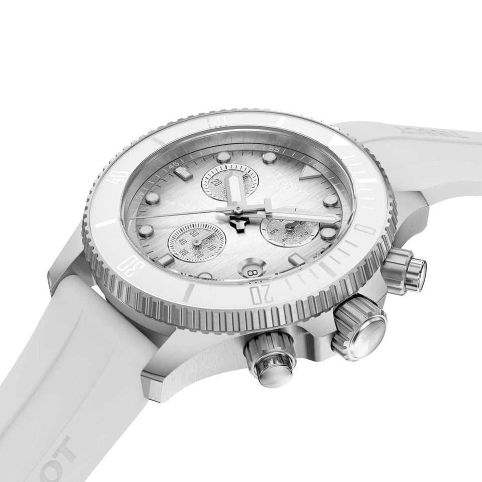 Tissot Seastar 1000 Quartz Chronograph 38mm White Watch
