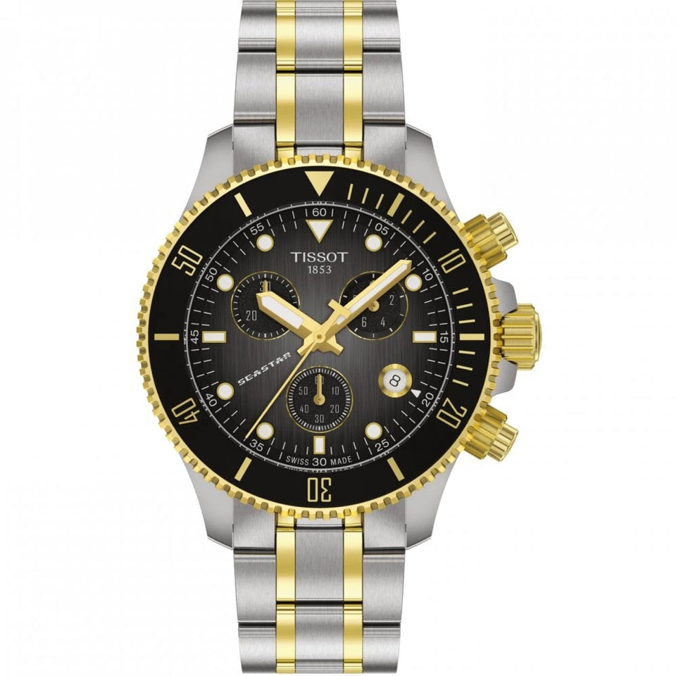 Tissot Seastar 1000 Two Tone Quartz Chronograph 38mm Watch