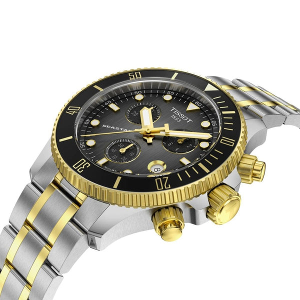 Tissot Seastar 1000 Two Tone Quartz Chronograph 38mm Watch