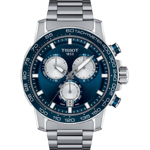 Tissot Supersport Chronograph 45.5mm Blue Watch