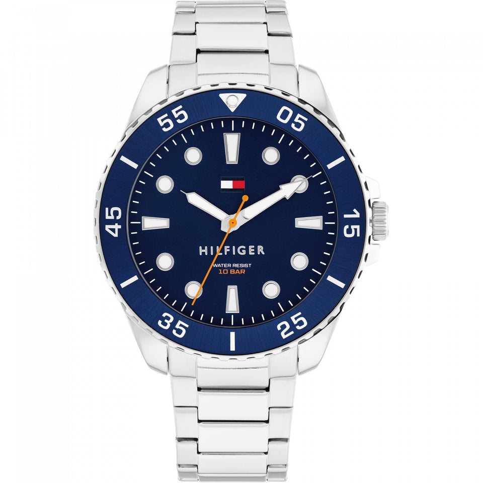Tommy Hilfiger Gents Blue Dial 42mm Bracelet Watch