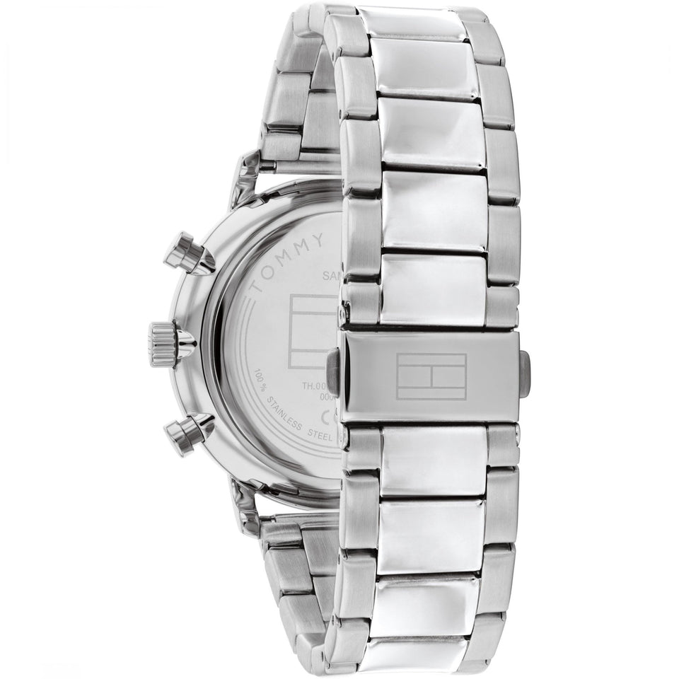 Tommy Hilfiger Gents Open Blue Dial 44mm Bracelet Watch