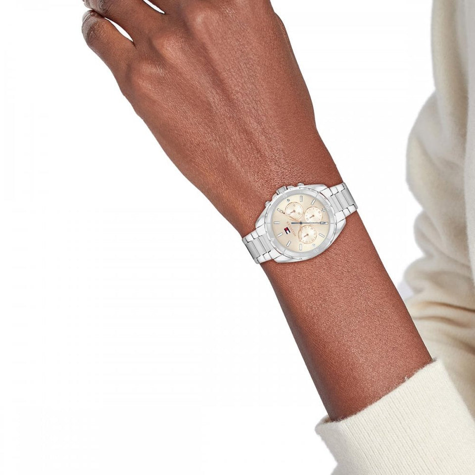 Tommy Hilfiger Ladies 36mm Taupe Dial Bracelet Watch